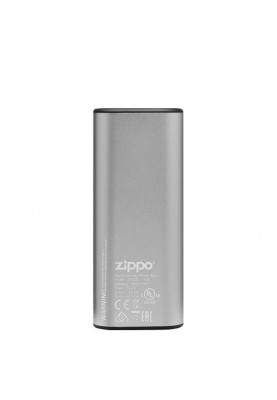 Зовнішній акумулятор (павербанк) Zippo HeatBank 6 Rechargeable Hand Warmer Silver (40608)