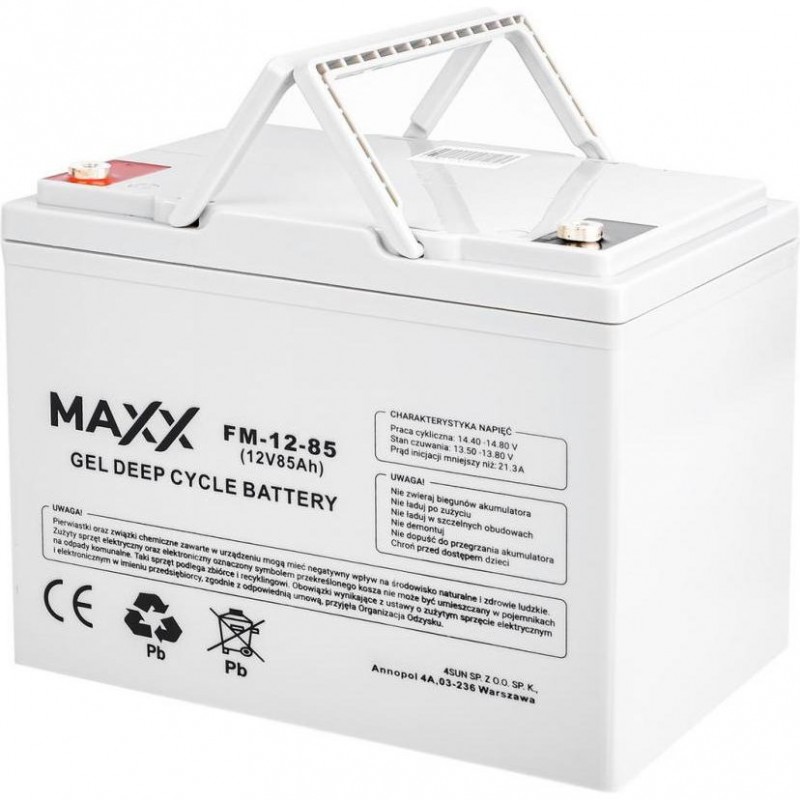 Гелевий акумулятор MAXX Battery GEL 12V 85Ah (FM-12-85)