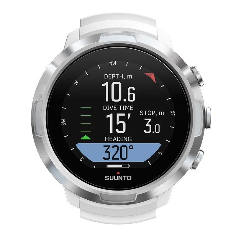 Комп'ютер, годинник для дайвінгу Suunto Декомпресиметр D-5 з USB білий (SS050181000)