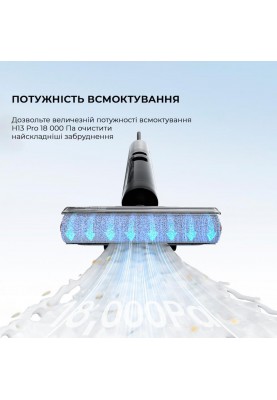 Миючий вертикальний пилосос (1в1) Dreame H13 Pro