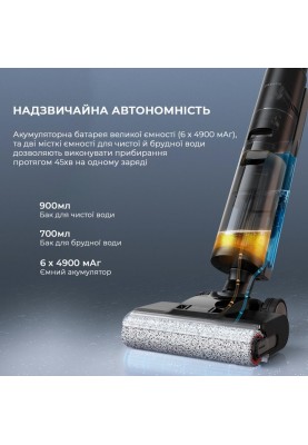 Миючий вертикальний пилосос (1в1) Dreame H13 Pro