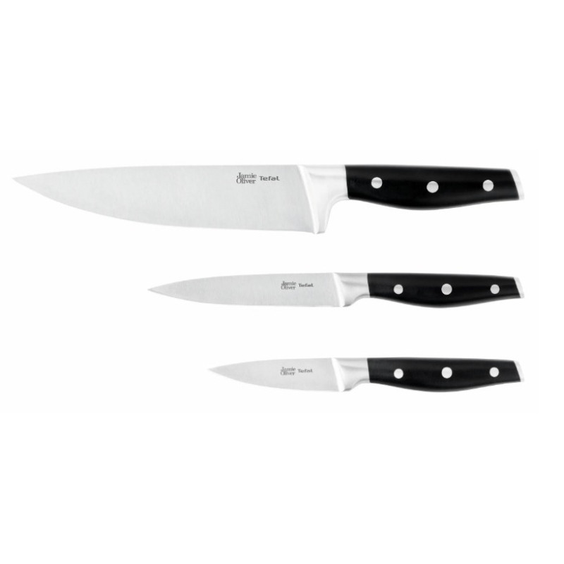 Набір ножів із 3 предметів Tefal Jamie Oliver (K2673S75)