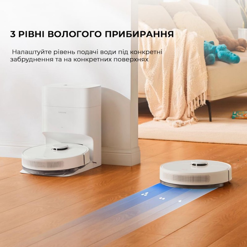 Робот-пилосос з вологим прибиранням Dreame Bot D10 Plus Gen 2 (RLD32GD)