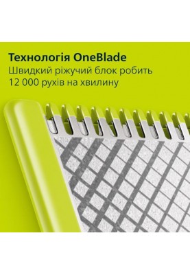 Тример для бороди та вусів/ Тример для тіла (бодігрумер) Philips OneBlade Pro 360 QP6652/61