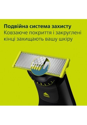 Тример для бороди та вусів/ Тример для тіла (бодігрумер) Philips OneBlade Pro 360 QP6652/61