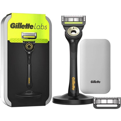Бритва/верстат для гоління Gillette Верстат Labs with Exfoliating Bar Black + Box (8001090269324)