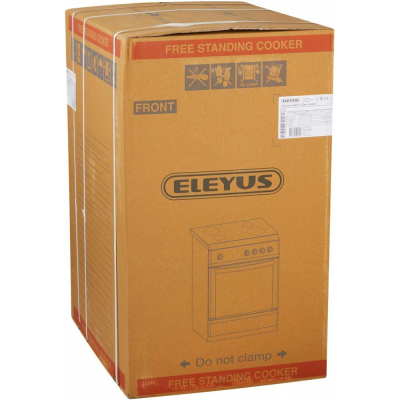 Газова плита Eleyus CUBA 6001 EF WH