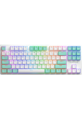 Клавіатура HATOR Rockfall 2 Mecha Signature Edition White/White/Mint (HTK-521-WWM)