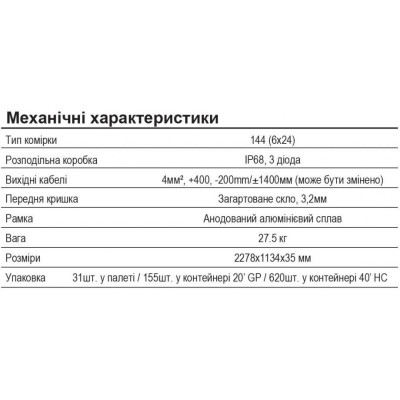 Монокристалічна сонячна панель Longi Solar LR5-72HTH-580M