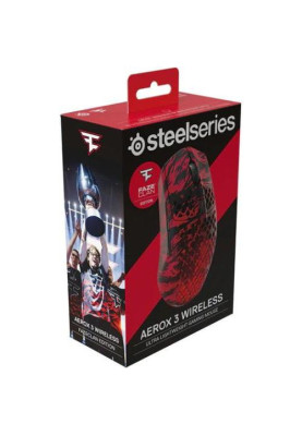 Миша SteelSeries Aerox 3 Wireless Faze Clan Edition Red Black (62609)