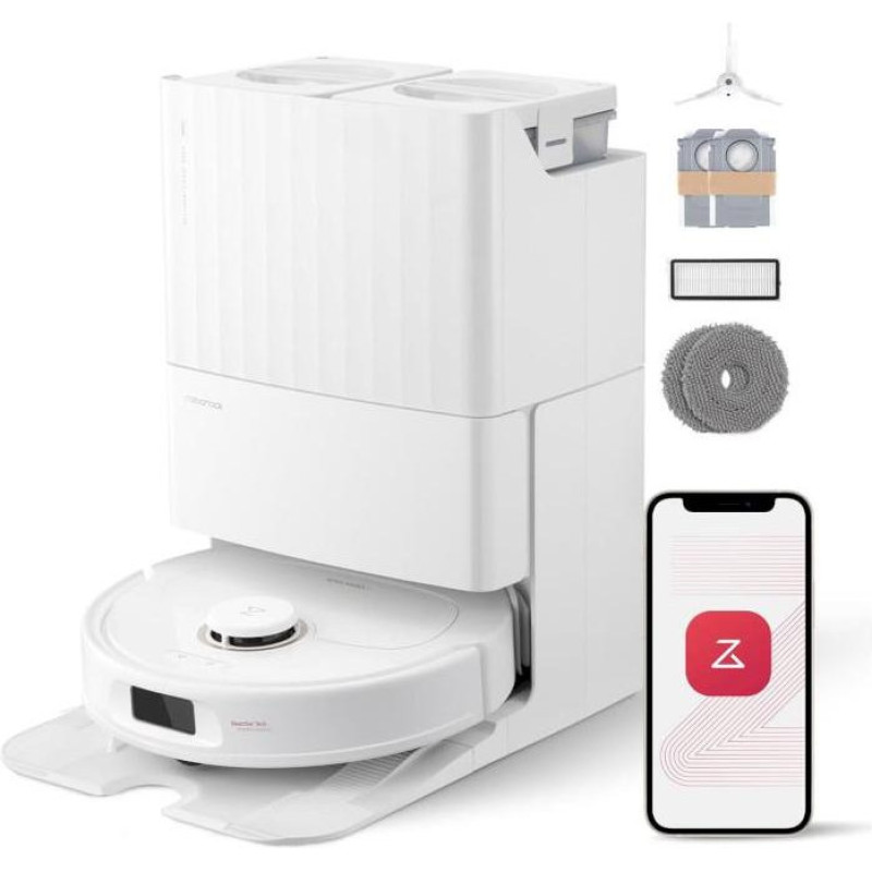 Робот-пилосос з вологим прибиранням RoboRock Qrevo S White