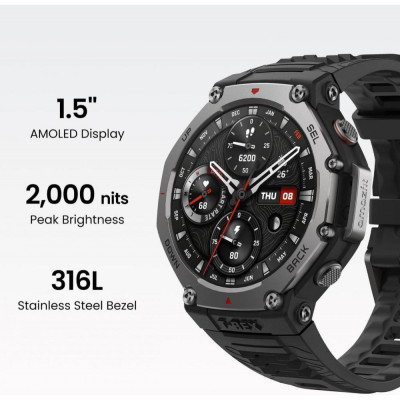 Смарт-годинник Amazfit T-Rex 3 Onyx