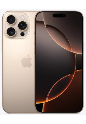 Смартфон Apple iPhone 16 Pro Max 512GB eSIM Desert Titanium (MYW93)