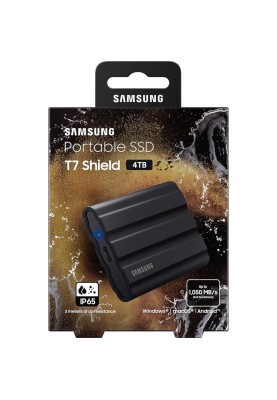 SSD накопичувач Samsung T7 Shield 4TB Black (MU-PE4T0S)