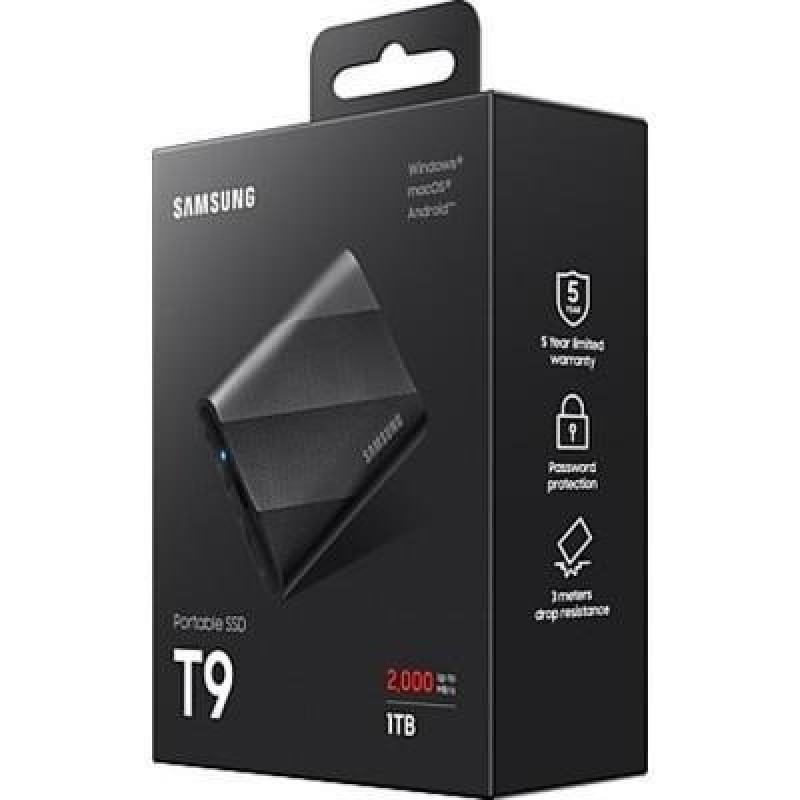 SSD накопичувач Samsung T9 1TB Black (MU-PG1T0B)