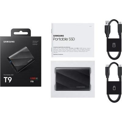 SSD накопичувач Samsung T9 1TB Black (MU-PG1T0B) SSD накопичувач Samsung T9 1TB Black (MU-PG1T0B)
