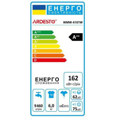 Пральна машина автоматична Ardesto WMW-6101W