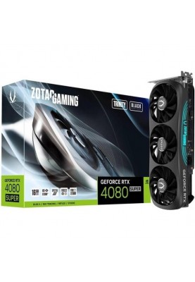 Відеокарта Zotac GAMING GeForce RTX 4080 Super Trinity Black Edition 16GB (ZT-D40820D-10P)