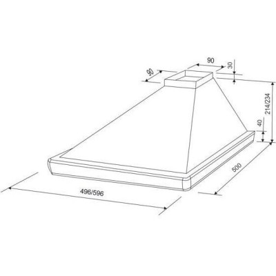 Витяжка купольна Jantar Passat 50 BR