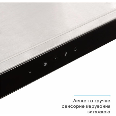 Витяжка Т-подібна Eleyus ONIX 1200 LED 90 IS+BL