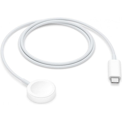 Бездротовий зарядний пристрій Apple Watch Magnetic Fast Charger USB-C 1m White (MLWJ3, MT0H3)