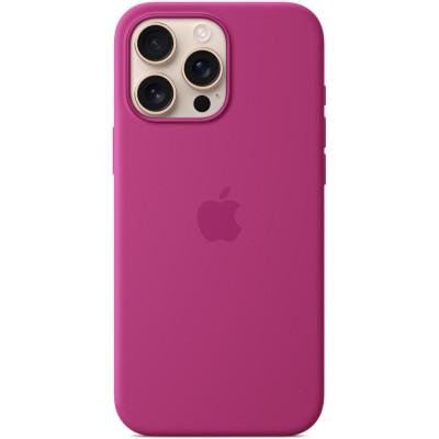 Чохол для смартфону Apple iPhone 16 Pro Max Silicone Case with MagSafe - Fuchsia (MYYX3)
