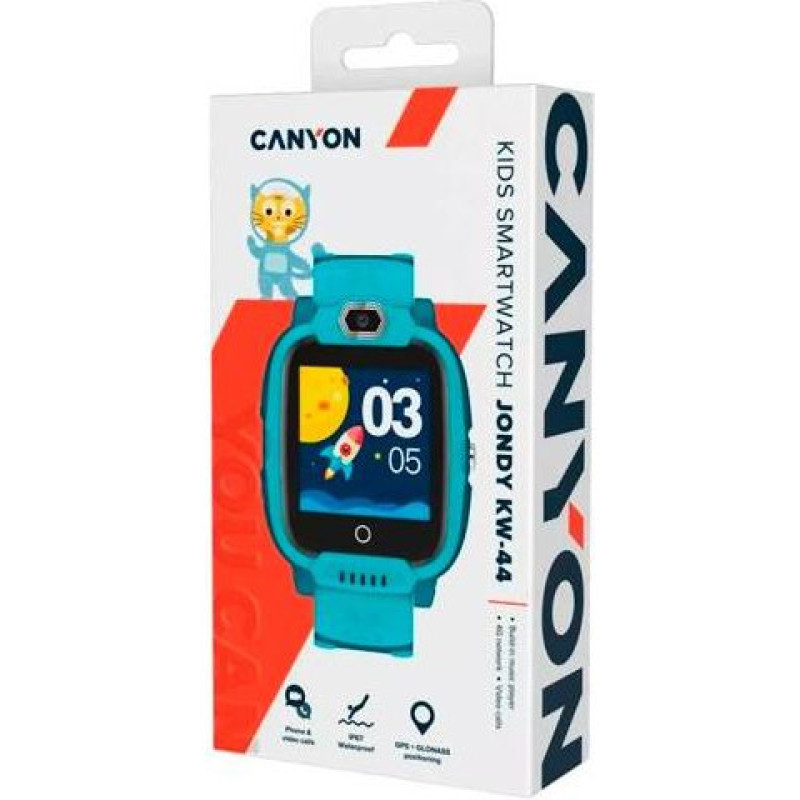 Дитячий розумний годинник Canyon KW-44 Jondy Green (CNE-KW44GB)