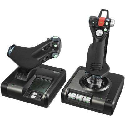 Джойстик, важіль керування двигуном Logitech G Saitek X52 Pro Flight Control System (945-000003)