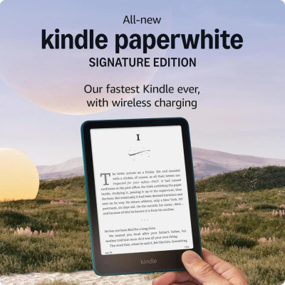 Електронна книга з підсвічуванням Amazon Kindle Paperwhite Signature Edition 12th Gen. 2024 32Gb Metallic Jade
