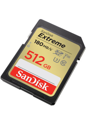 Карта пам'яті SanDisk 512 GB SDXC UHS-I U3 V30 Extreme (SDSDXVV-512G-GNCIN)