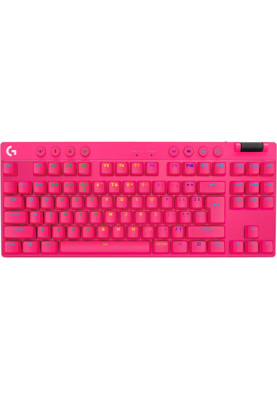 Клавіатура Logitech G Pro X TKL Lightspeed Tactile Magenta (920-012159)