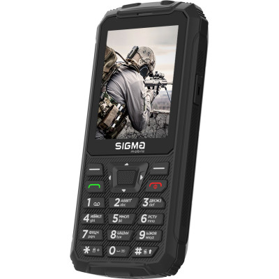 Мобільний телефон Sigma mobile X-treme PR68 Type-C Black (4827798122419)