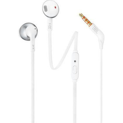 Навушники з мікрофоном JBL T205 Chrome (JBLT205CRM)