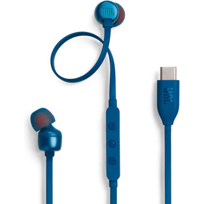 Навушники з мікрофоном JBL Tune 310C Blue (JBLT310CBLU)