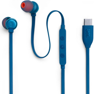 Навушники з мікрофоном JBL Tune 310C Blue (JBLT310CBLU)