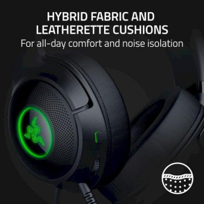 Навушники з мікрофоном Razer Kraken Kitty V2 Black (RZ04-04730100-R3M1)