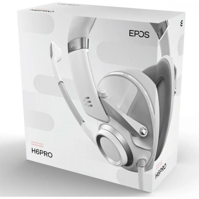 Навушники з мікрофоном Sennheiser EPOS H6PRO Closed Ghost White (1000969)