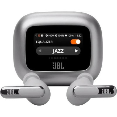 Навушники TWS JBL Live Beam 3 Silver (JBLLIVEBEAM3SIL)