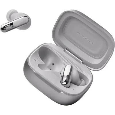 Навушники TWS JBL Live Beam 3 Silver (JBLLIVEBEAM3SIL)