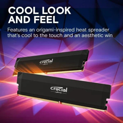 Пам'ять для настільних комп'ютерів Crucial 32 GB (2x16GB) DDR5 6000 MHz Pro Overclocking (CP2K16G60C36U5B)