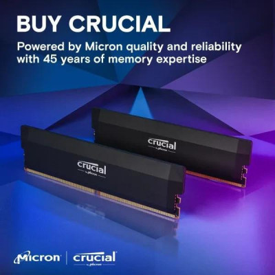 Пам'ять для настільних комп'ютерів Crucial 32 GB (2x16GB) DDR5 6000 MHz Pro Overclocking (CP2K16G60C36U5B)