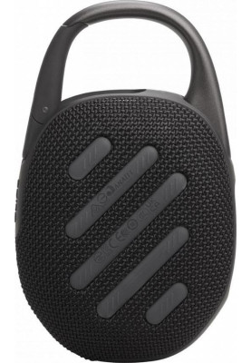 Портативна колонка JBL Clip 5 Black (JBLCLIP5BLK)