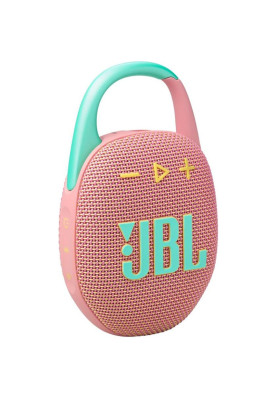 Портативна колонка JBL Clip 5 Pink (JBLCLIP5PINK)