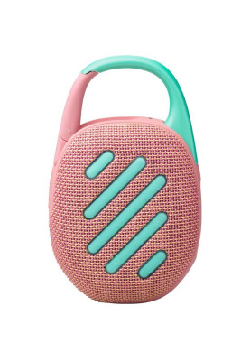 Портативна колонка JBL Clip 5 Pink (JBLCLIP5PINK)