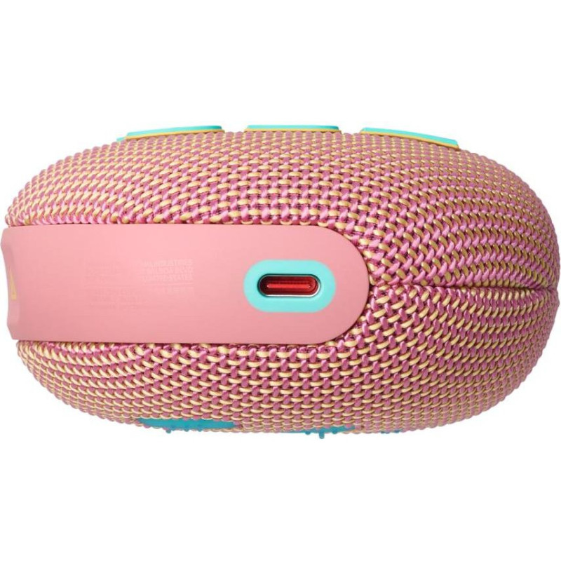 Портативна колонка JBL Clip 5 Pink (JBLCLIP5PINK)