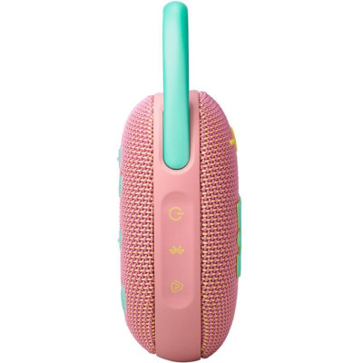 Портативна колонка JBL Clip 5 Pink (JBLCLIP5PINK)