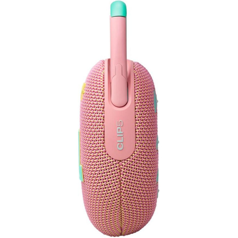 Портативна колонка JBL Clip 5 Pink (JBLCLIP5PINK)