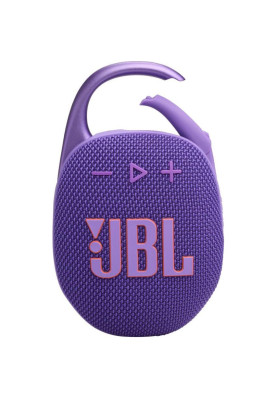 Портативна колонка JBL Clip 5 Purple (JBLCLIP5PUR)