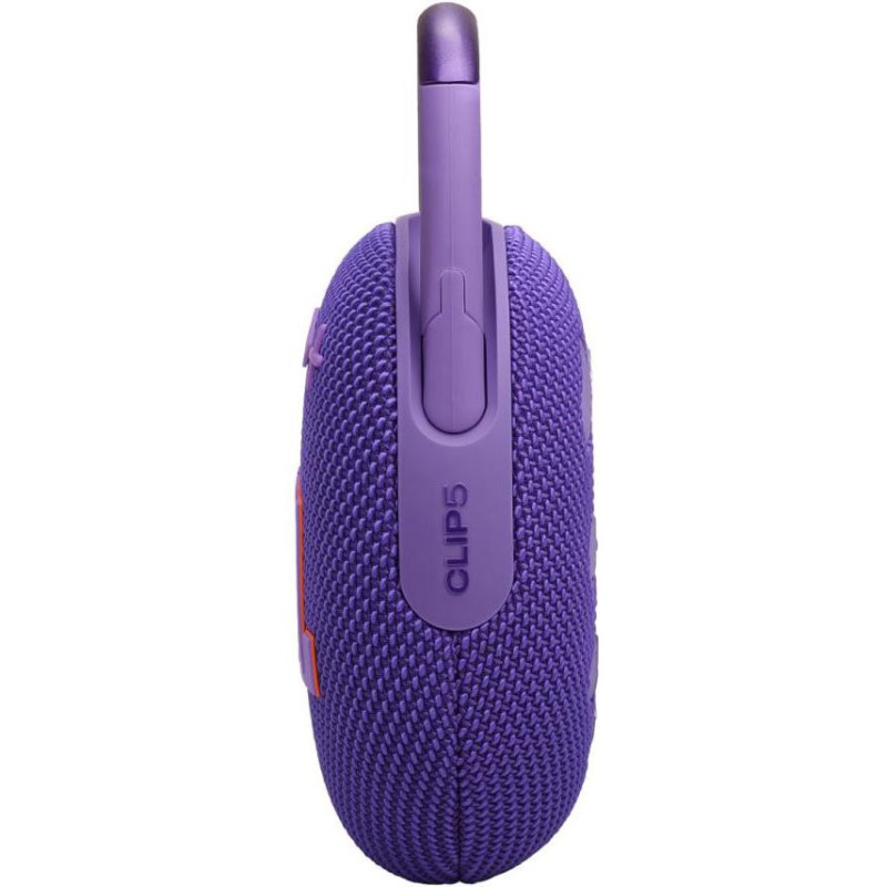 Портативна колонка JBL Clip 5 Purple (JBLCLIP5PUR)