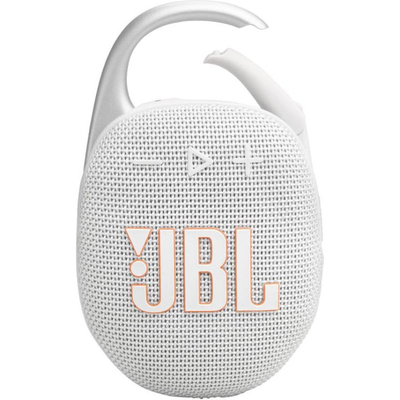 Портативна колонка JBL Clip 5 White (JBLCLIP5WHT)